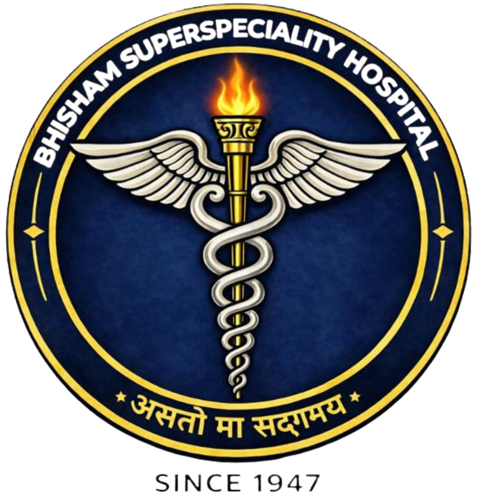 Bhisham Superspeciality Hospital Logo