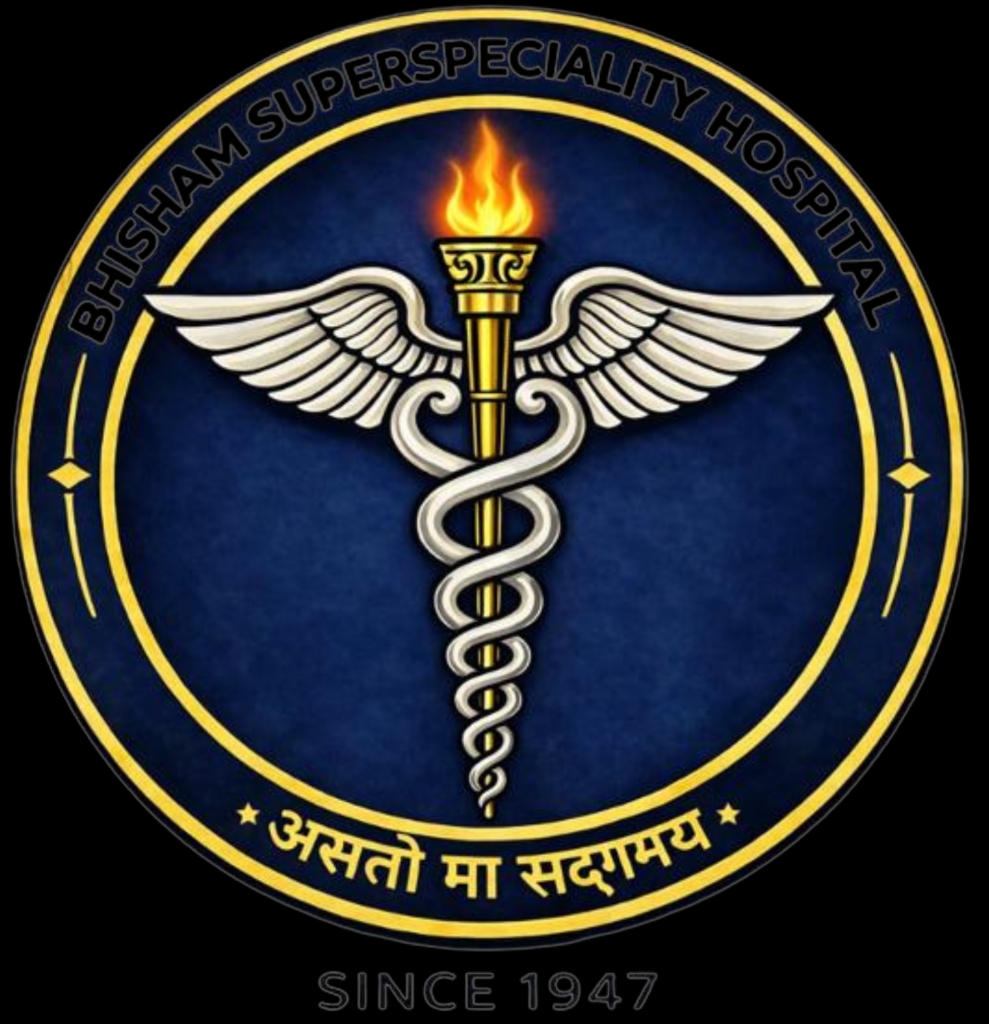 Bhisham Superspeciality Hospital Logo